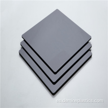 Panel de policarbonato de panel sólido negro de calidad 48&#39;&#39;x96 &#39;&#39;